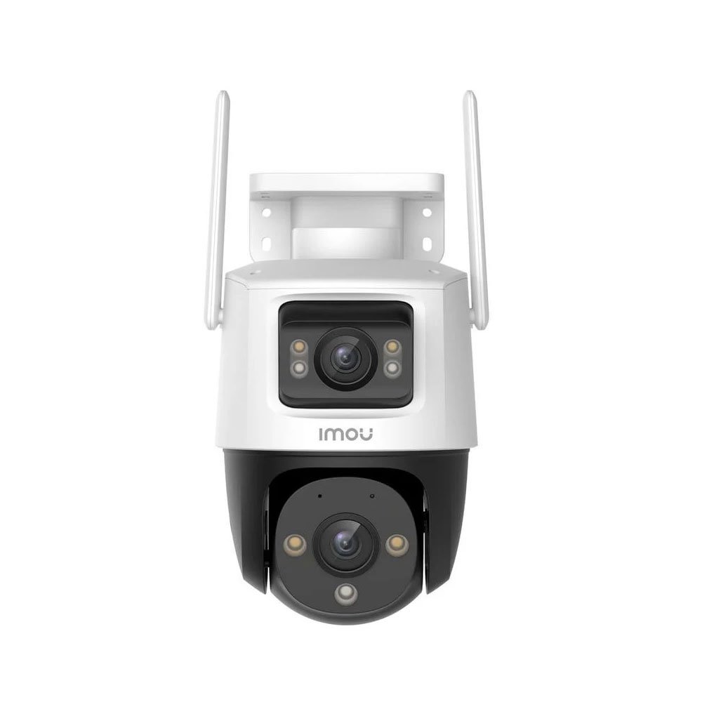 Camera supraveghere IP Wi-Fi cu lentila duala Full-Color IMOU Cruiser Dual IPC-S7XP-8M0WED-0360B-IMOU, 5 MP, 2x 3.6 mm, IR/lumina alba 30 m, microfon si difuzor, slot card IMOU