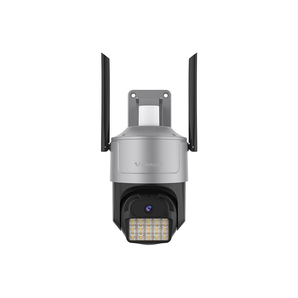 Camera supraveghere exterior IP Wi-Fi Black light Full Color VStarcam CS612Q-UV, 4 MP, 4 mm, microfon si difuzor, slot card Black
