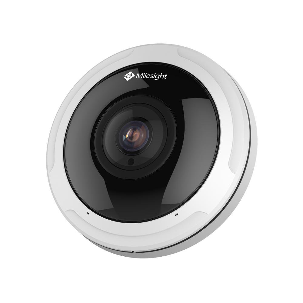 Camera Supraveghere Panoramica Ip Fisheye Milesight Ms-c9674-pa, 12 Mp, 1.98 Mm, Ir 15 M, Microfon, Slot Card, Poe, Auto Tracking