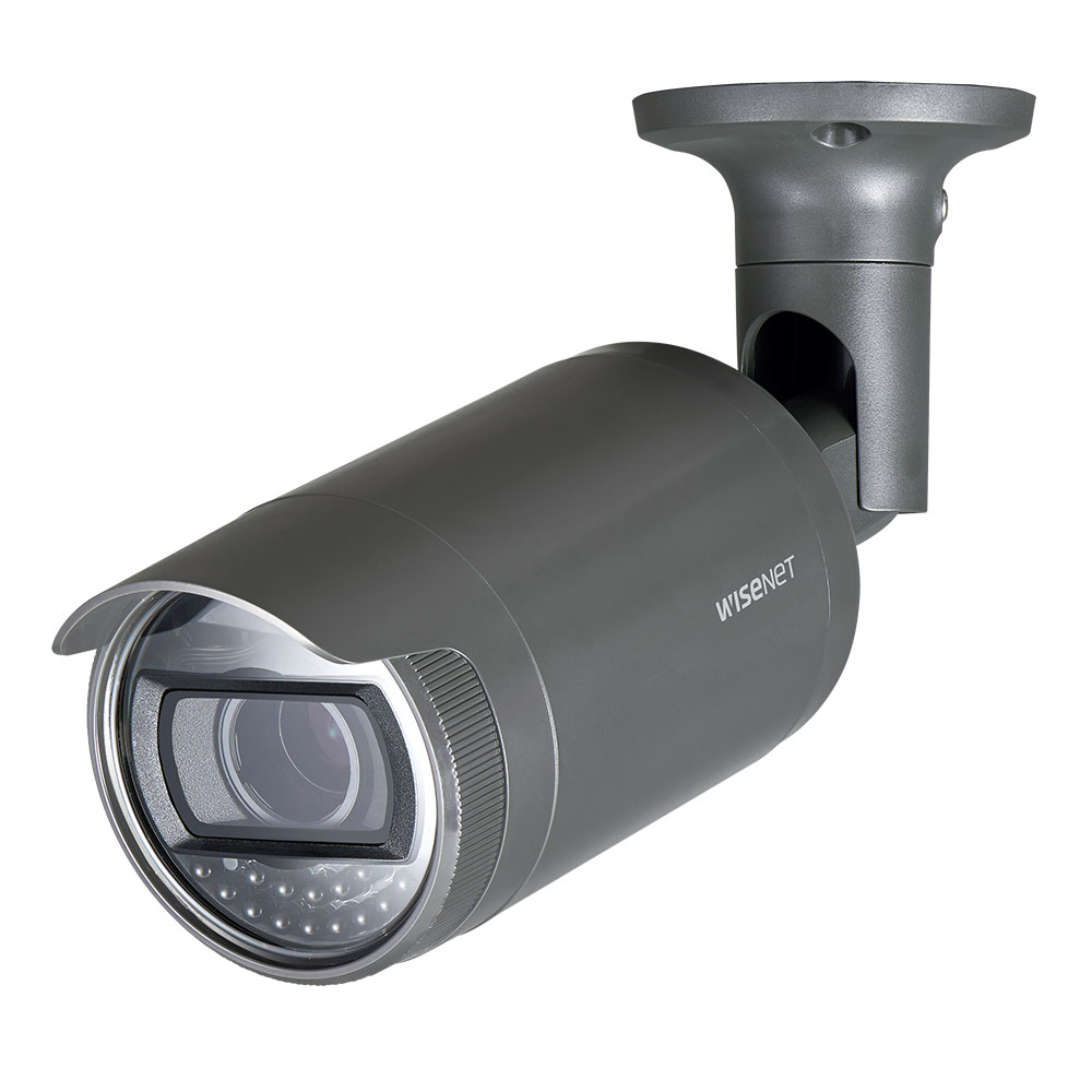 Camera supraveghere Hanwha Wisenet LNO-6070R, 2 MP, 3.2 – 10 mm, IR 30 m, slot card, PoE 3.2 imagine noua