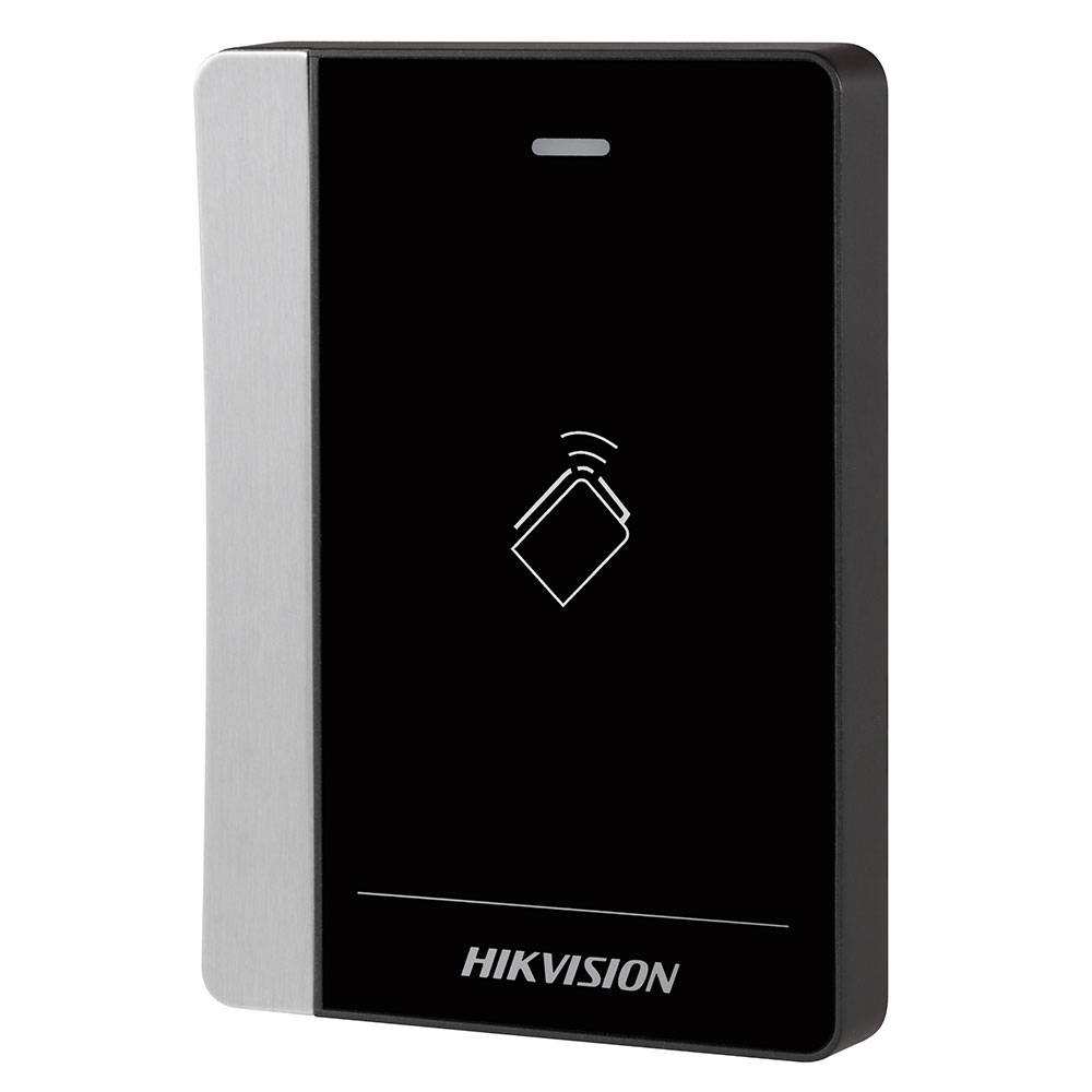 Cititor de proximitate RFID Hikvision DS-K1102AM, Mifare, 13.56 MHz, watch dog, interior/exterior la reducere 13.56