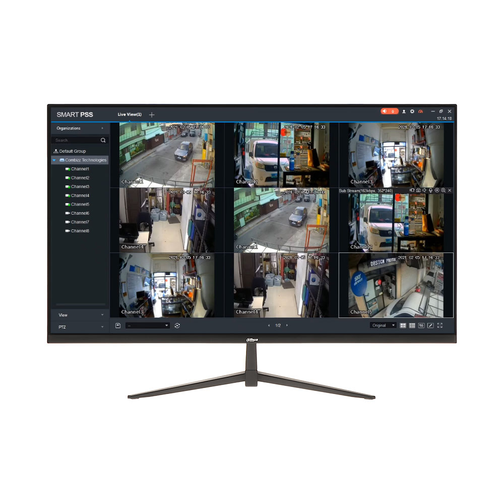 Monitor Full HD LED VA Dahua LM32-B200, 31.5 inch, 60 Hz, 8 ms, HDMI, VGA Dahua imagine 2022