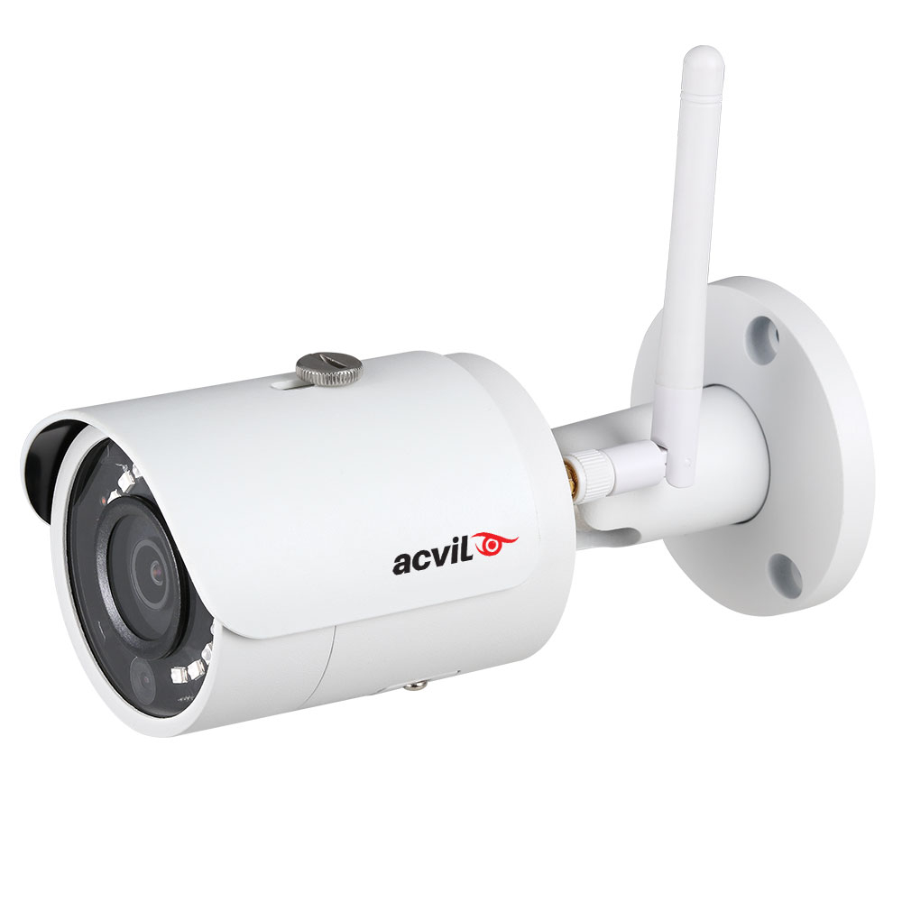 Camera supraveghere wireless IP WiFi Acvil WIFI-EF30-4M 2.0, 4 MP, IR 30 m, 2.8 mm, slot card la reducere Acvil
