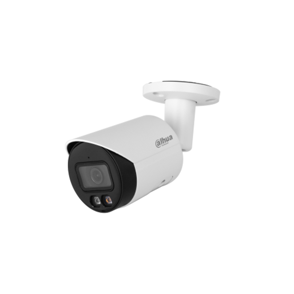 Camera supraveghere exterior IP cu iluminare duala Dahua WizSense IPC-HFW2549S-S-IL-0280B, 5MP, 2.8 mm, IR / lumina alba 30 m, microfon, slot card, PoE Dahua