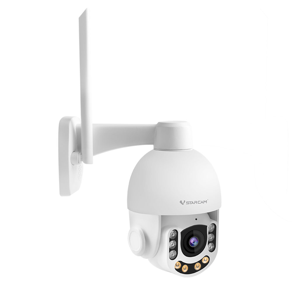 Camera supraveghere wireless IP WiFi PT Vstarcam CS65, 2 MP, IR 10 m, 4 mm, slot card, microfon, detectie miscare