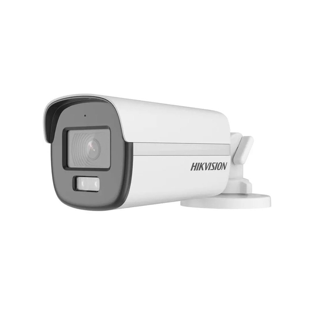 Camera supraveghere exterior ColorVu Hikvision DS-2CE12KF0T-LFS(3.6MM), 3K, Smart Hybrid cu LED alb si IR 40 m, 3.6 mm, microfon HikVision