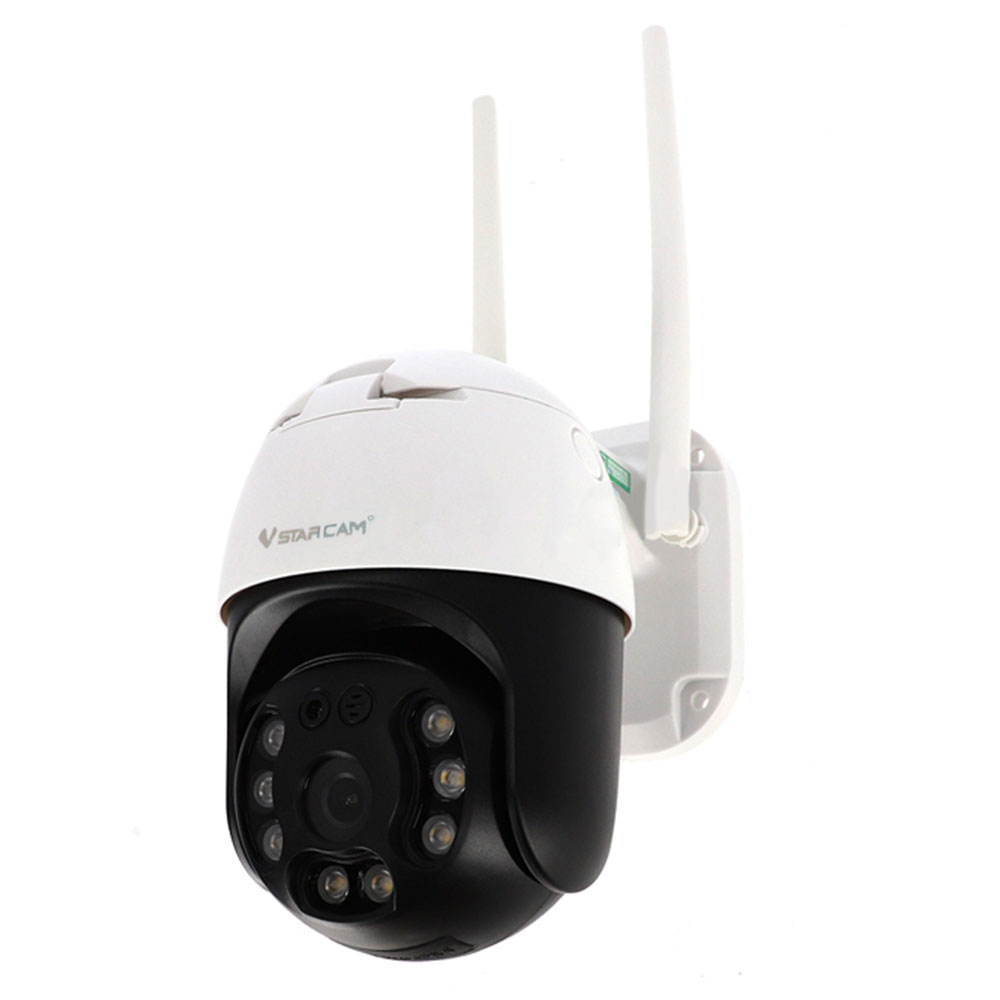 Camera supraveghere wireless IP WiFi Speed Dome PT Vstarcam CS64, 2 MP, IR 20 m, 3.6 mm, slot card, microfon, detectie miscare (Wi-Fi)