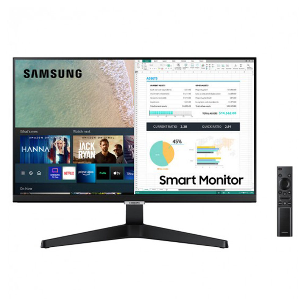 Monitor Full HD LED VA Samsung LS24AM506NUXEN, 23.8 inch, 60 Hz, 8 ms, HDMI, USB, Bluetooth