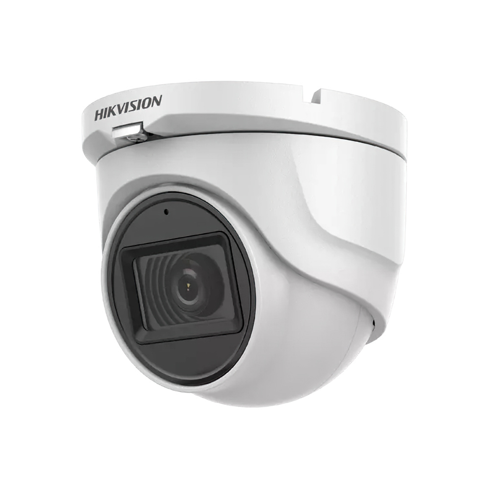 Camera supraveghere Dome Hikvision DS-2CE76H0T-ITMFS3, 5 MP, IR 30m, 3.6 mm, microfon HikVision