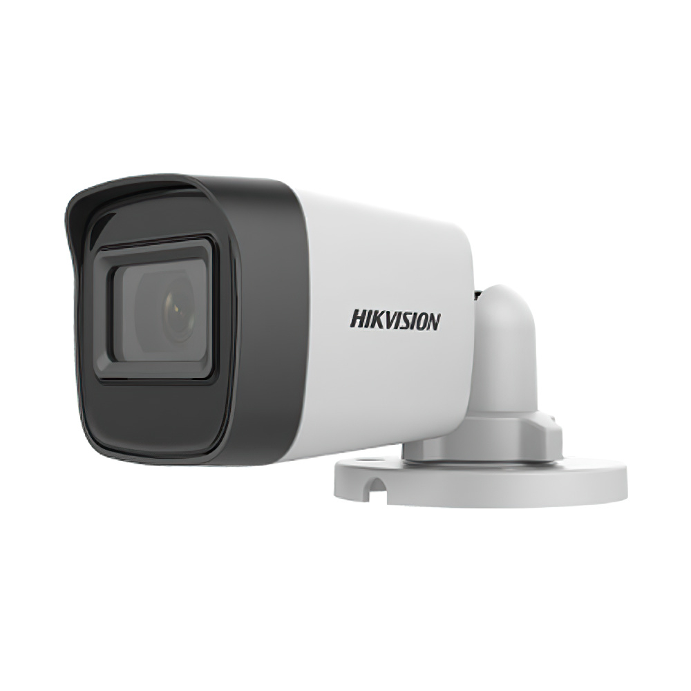 Kit Camera supraveghere exterior Hikvision DS-2CE16D0T-ITF2C, 2 MP, IR 30 m, 2.8 mm + alimentator 2.8