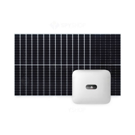 Sistem fotovoltaic 6 kW, invertor Trifazat On Grid WiFi si 14 panouri Canadian Solar, 120 celule, 455 W Canadian Solar