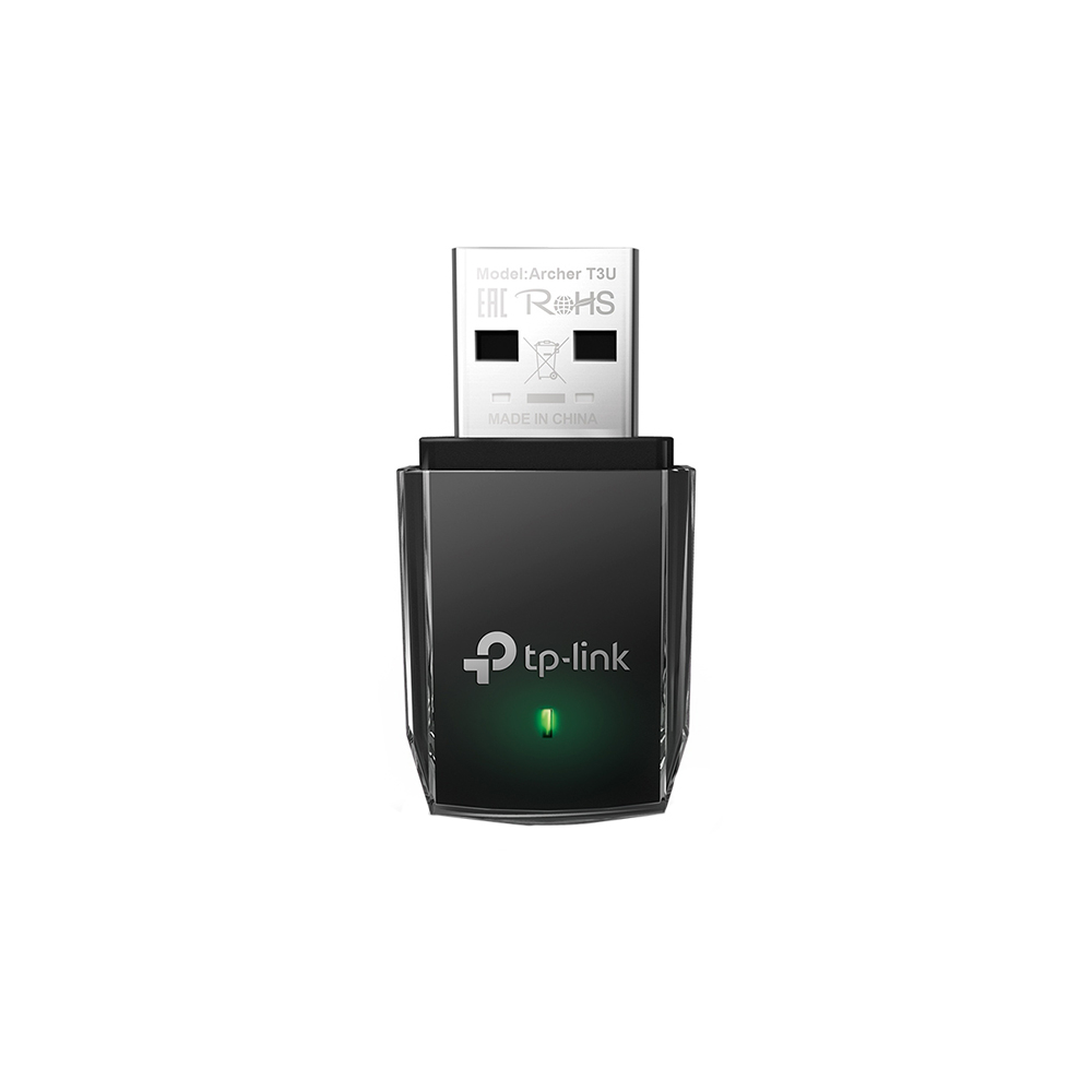 Adaptor USB Mini Wi-Fi TP-Link ARCHER T3U, 867 Mbps, 2.4 Ghz/5 Ghz, USB 3.0