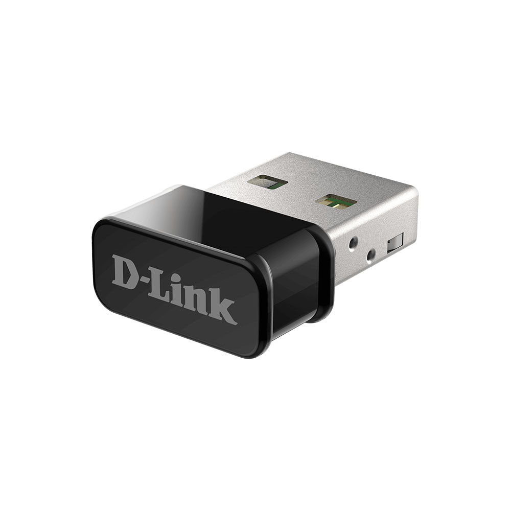 Adaptor wireless Dual Band D-Link AC1300 DWA-181, USB, MU-MIMO, 2.4/5.0 GHz, 1300 Mbps la reducere D-Link