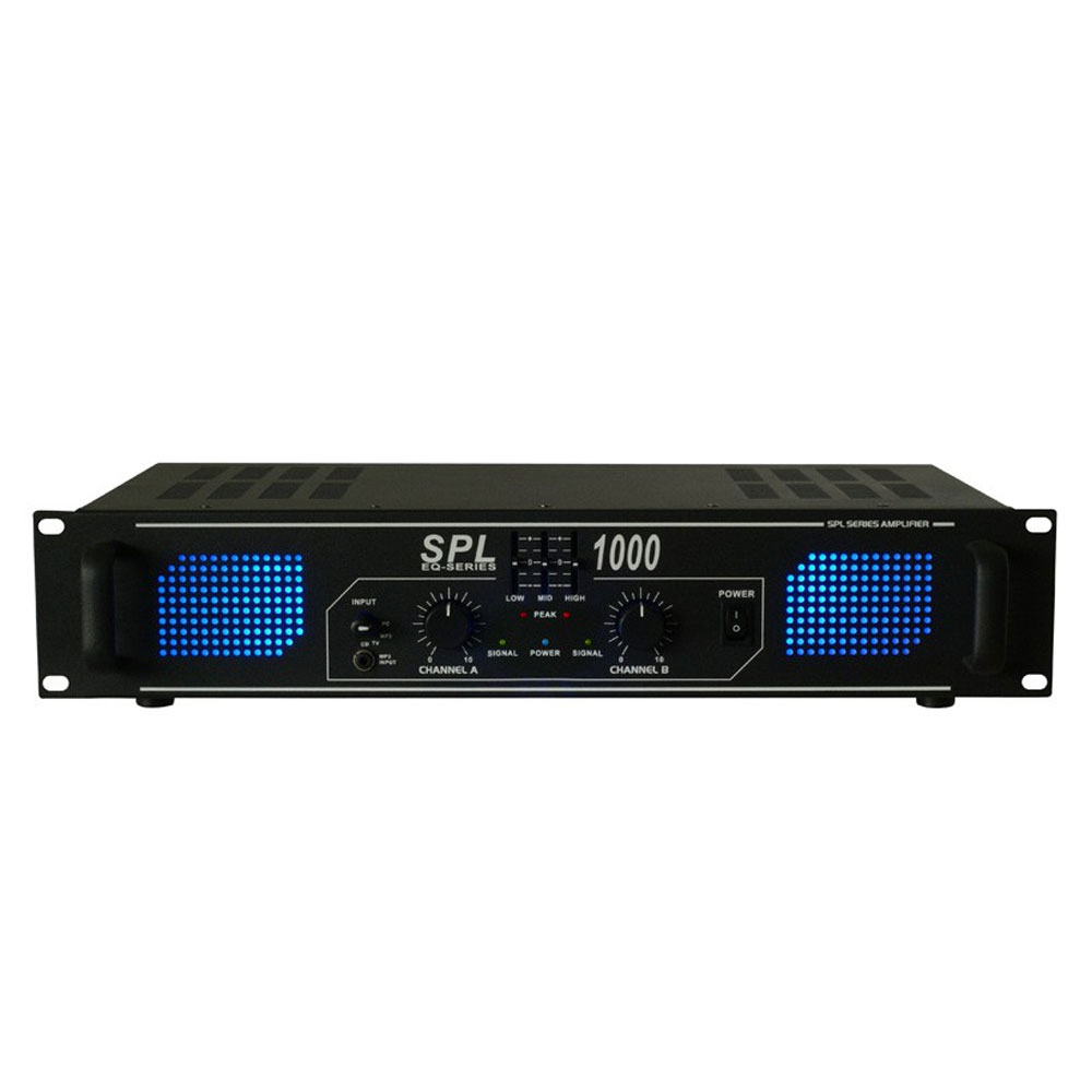 Amplificator audio semi profesional Skytec SPL1000 178.797, 2x250W 178.797 imagine Black Friday 2021