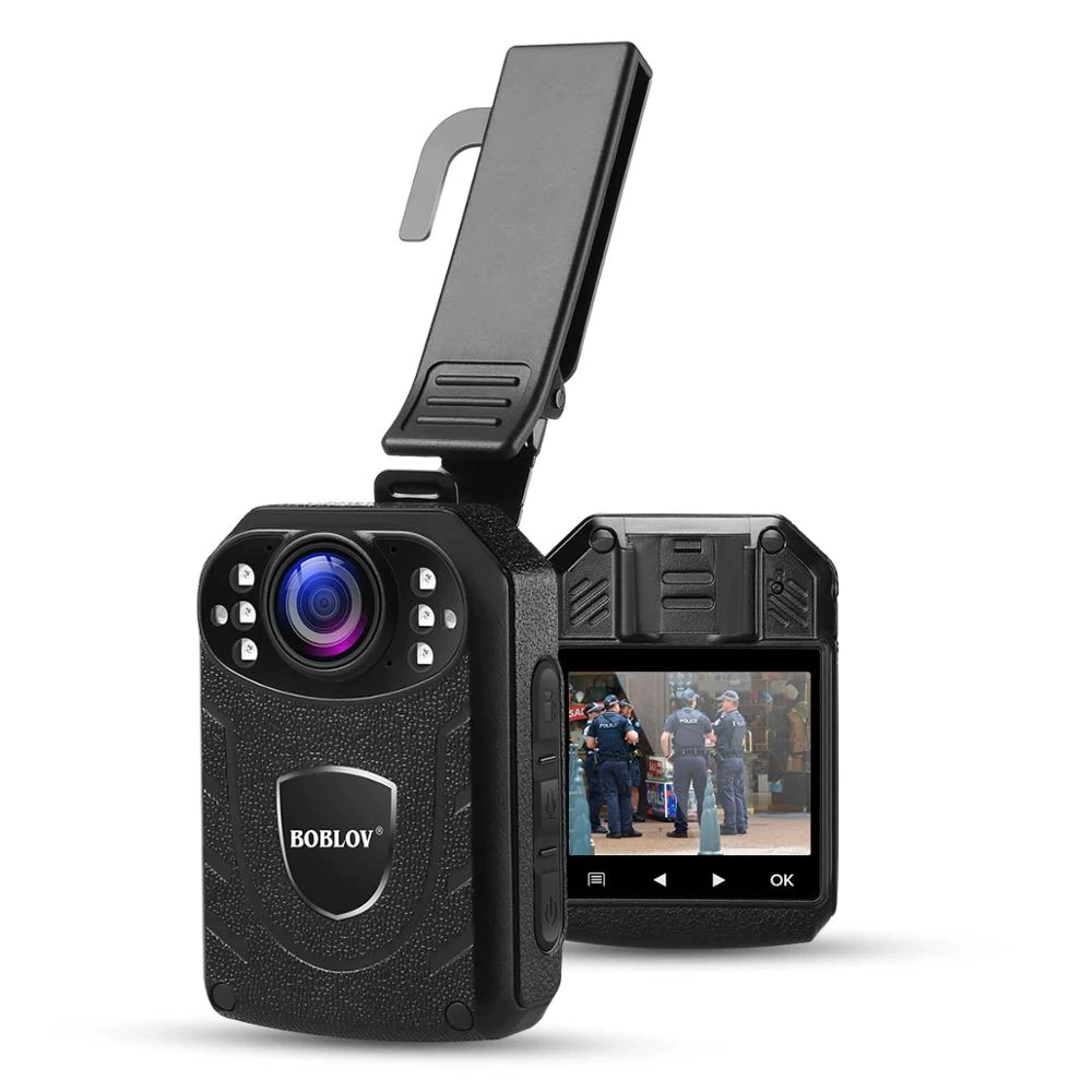 Body camera Boblov KJ21-PRO, 2K, night vision 10 m, slot card microSD, inregistrare 10 ore, protectie fisiere video, 2850mAh, audio, 34 MP Boblov imagine noua idaho.ro