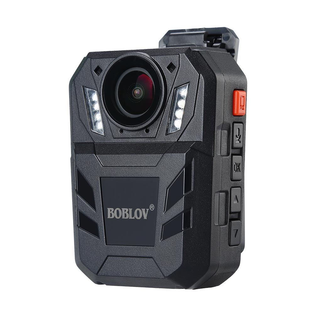 Body camera Boblov WA7-D, 1296p, night vision, 64 GB, inregistrare 9 ore, 4000mAh, audio, 32 MP, 170 grade