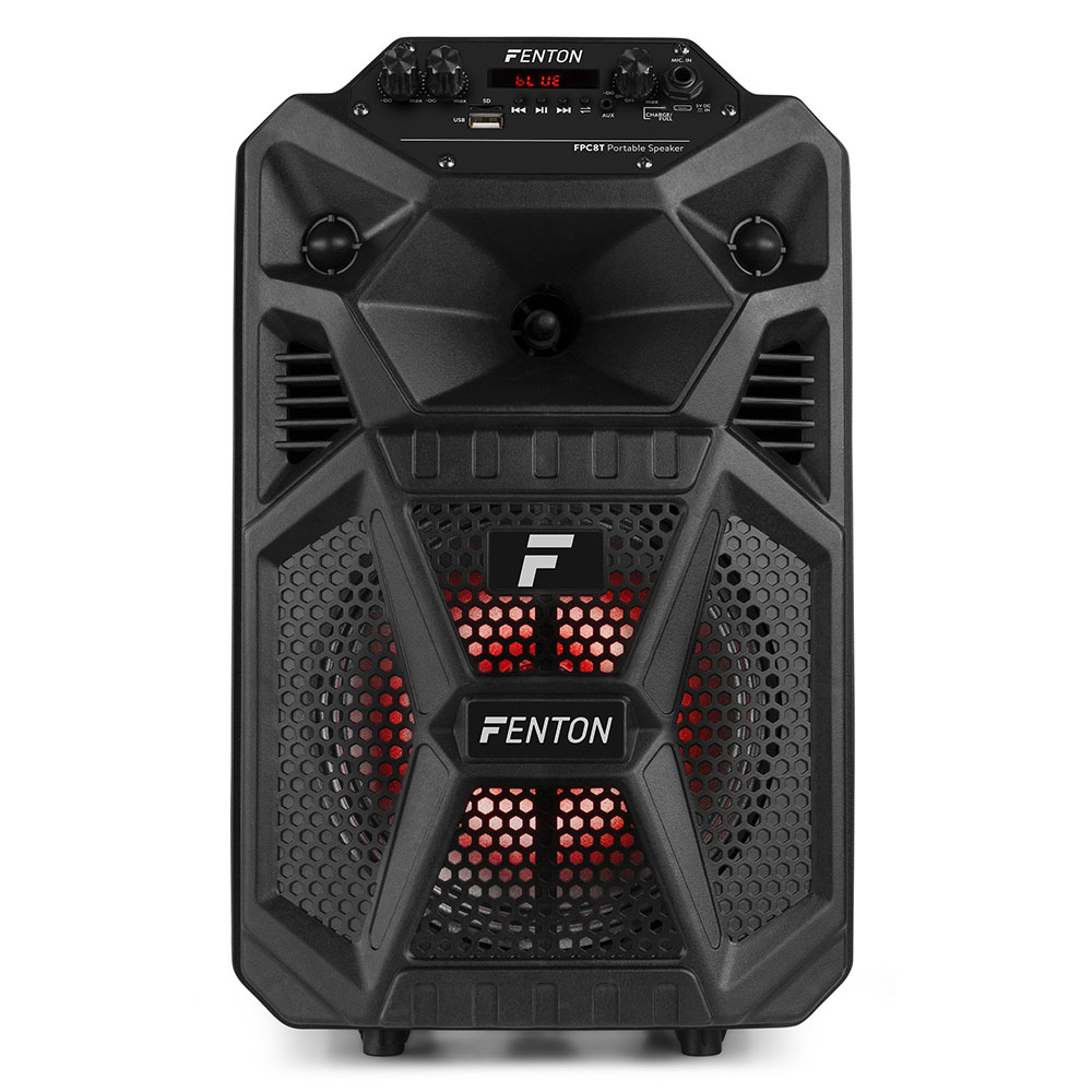 Boxa portabila cu acumulator si troler Fenton FPC8T 170.089, Bluetooth/USB/SD, 8 inch, 50W la reducere Fenton