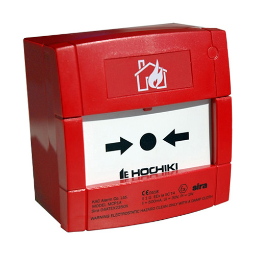 Buton de incendiu conventional ANTI-EX Hochiki CCP-E-IS, ATEX II 1G EEx ia IIC T4, IP25 ANTI-EX