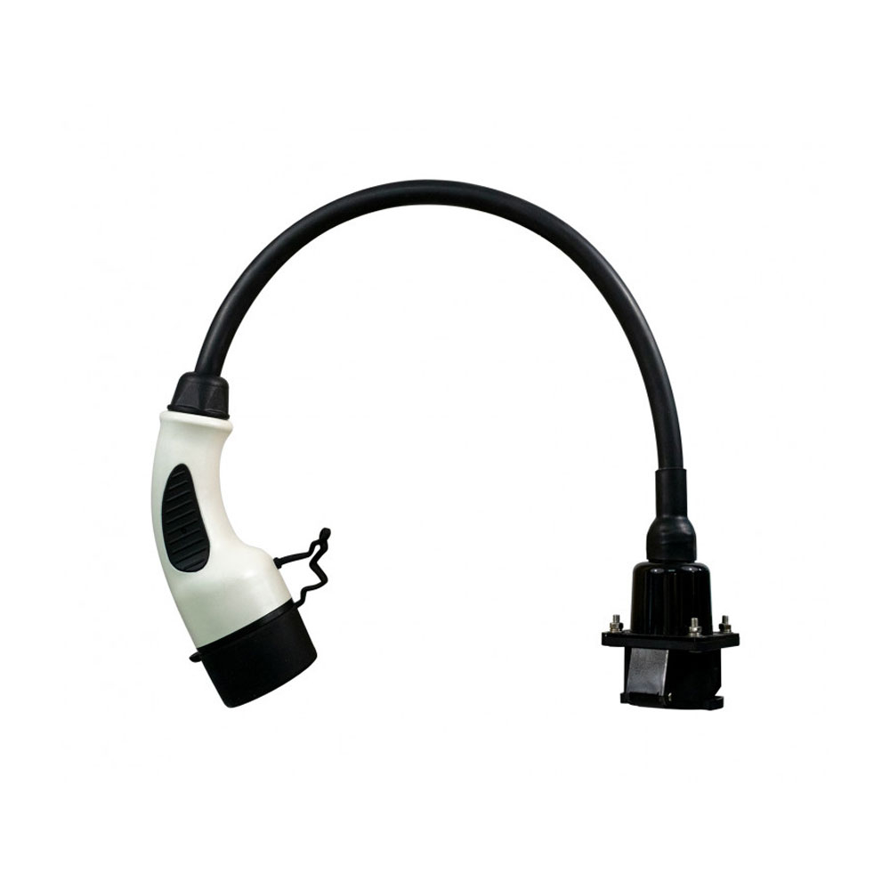Cablu adaptor Type 1 la Type 2 EV-MAG Duosida, 7.2 kW, 32 A, monofazat, 0.5 m EV-MAG imagine noua