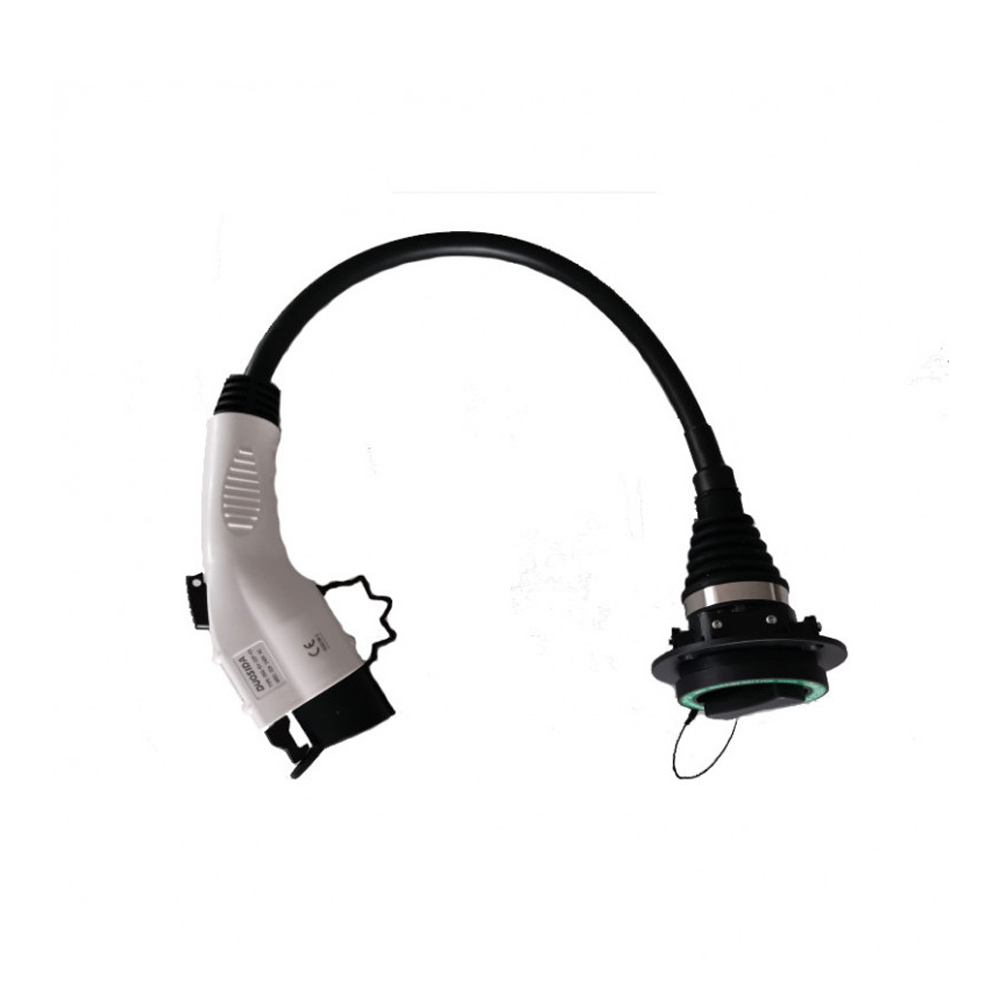 Cablu adaptor Type 2 la Type 1 EV-MAG, 32A, 0.5 m imagine 2021 EV-MAG