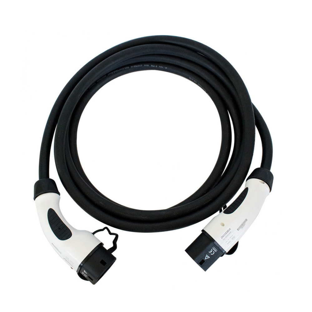 Cablu incarcare masini electrice Duosida T22-3/32N, Type 2, 22kW, trifazat, 5 m spy-shop