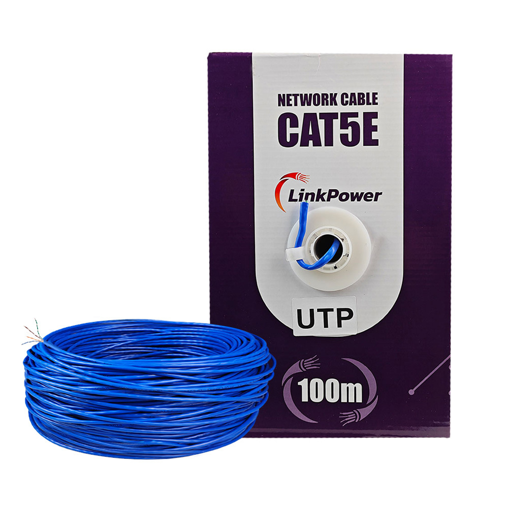 Cablu UTP CAT5E Cupru LinkPower LINK-UTP-100, pret/100 m cablu