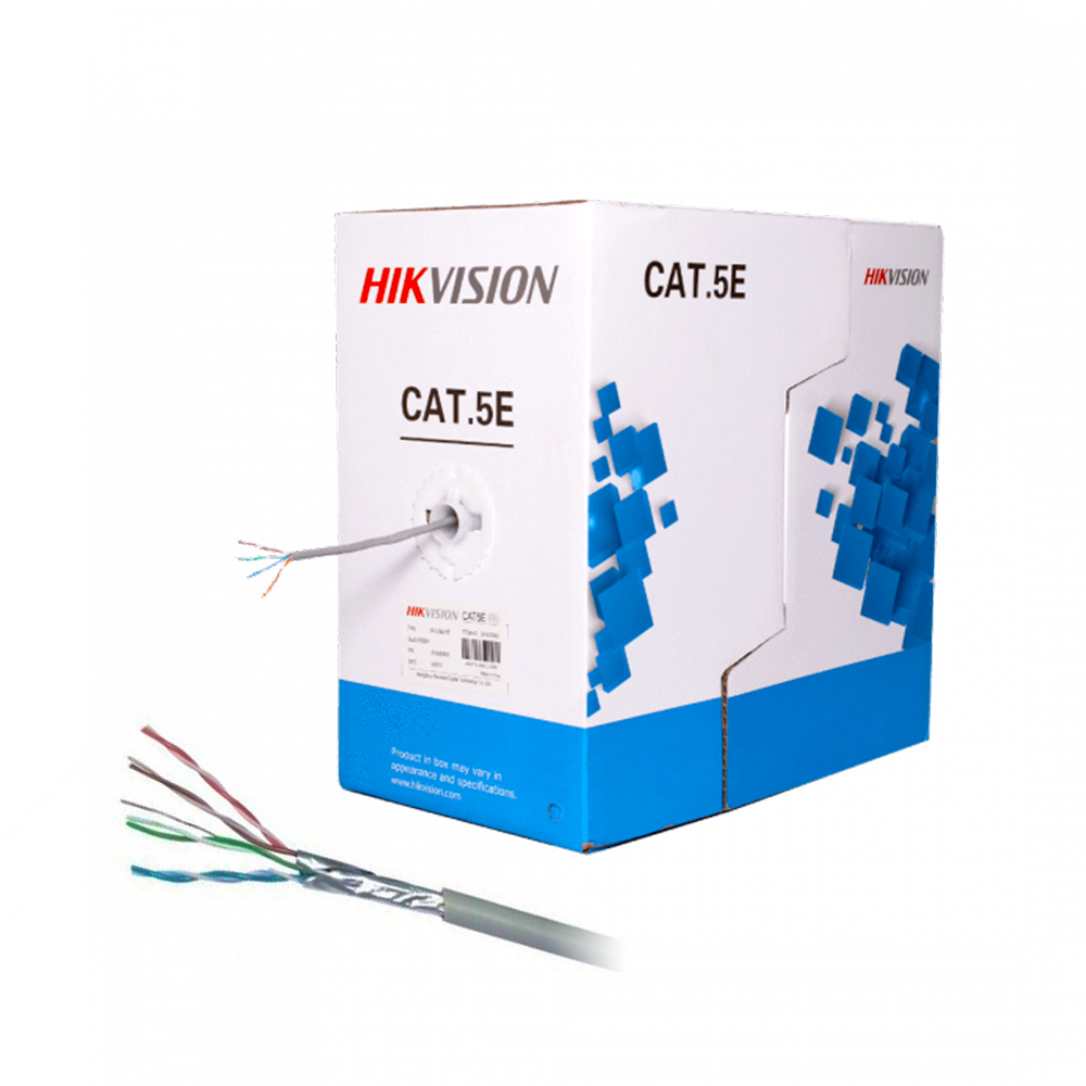 Cablu UTP CAT5E Hikvision DS-1LN5E-E/E, 305 m spy-shop