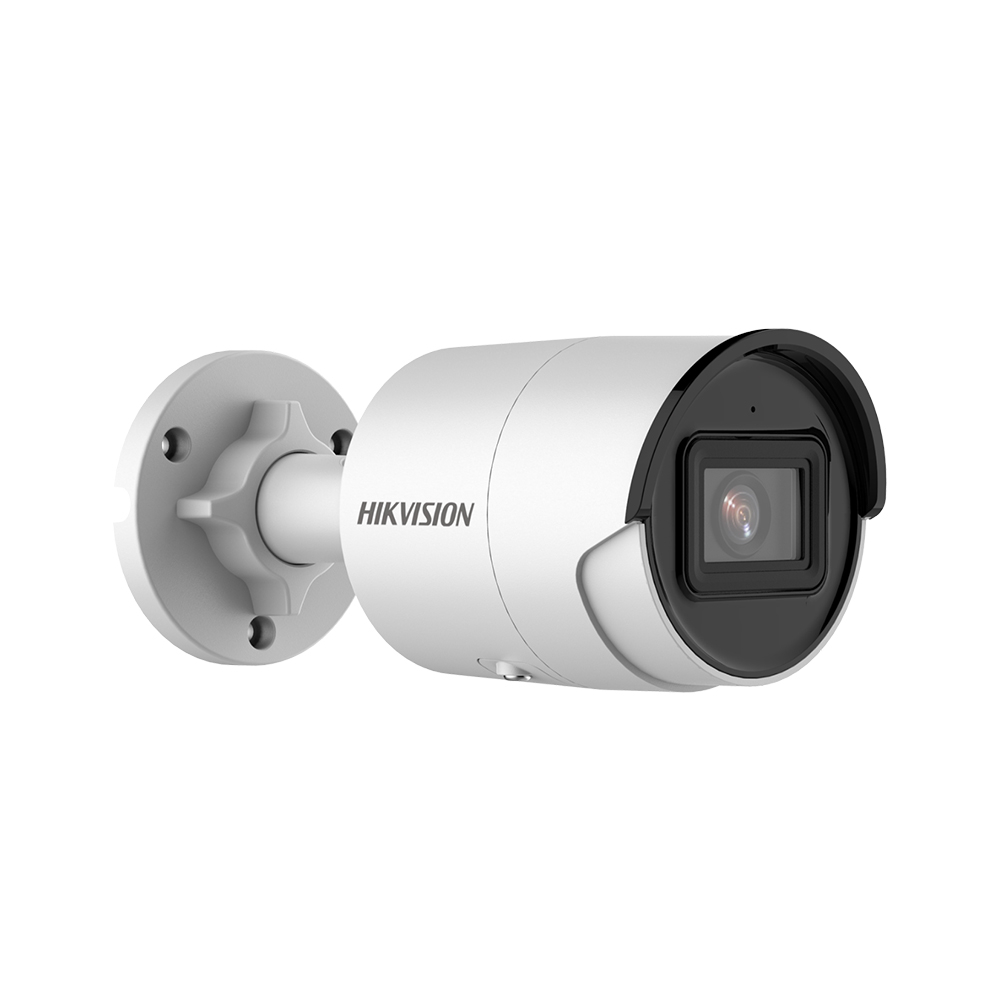 Camera supraveghere de exterior IP Hikvision AcuSense DarkFighter DS-2CD2086G2-IU(4MM)(C), 8MP, IR 40 m, 4 mm, slot card, microfon, PoE 8MP imagine noua idaho.ro