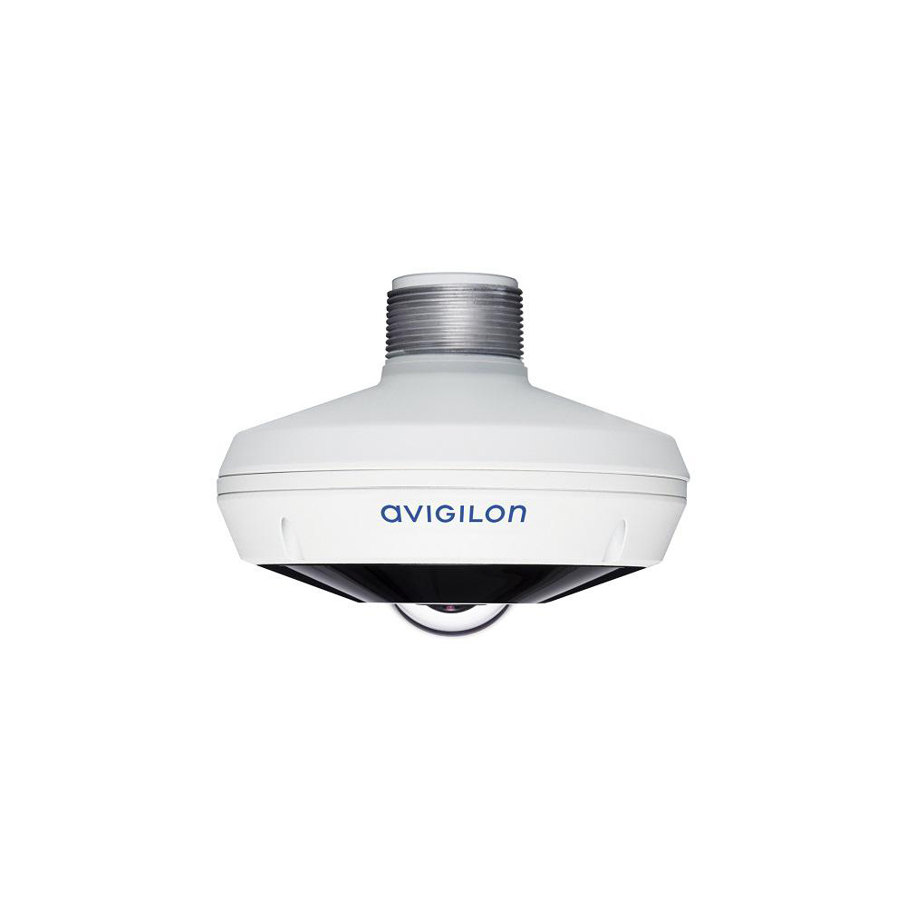 Camera supraveghere Dome Fisheye IP Avigilon 12.0-H4F-DO1-IR, 12 MP, IR 10 m, 1.45 mm, slot card, detectie miscare, microfon, PoE 1.45