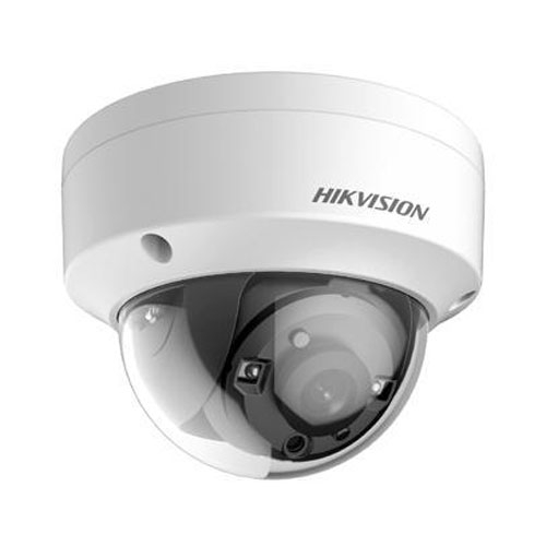 Camera supraveghere Dome Hikvision DS-2CE56H0T-VPITF, 5 MP, IR 20 m, 2.8 mm imagine
