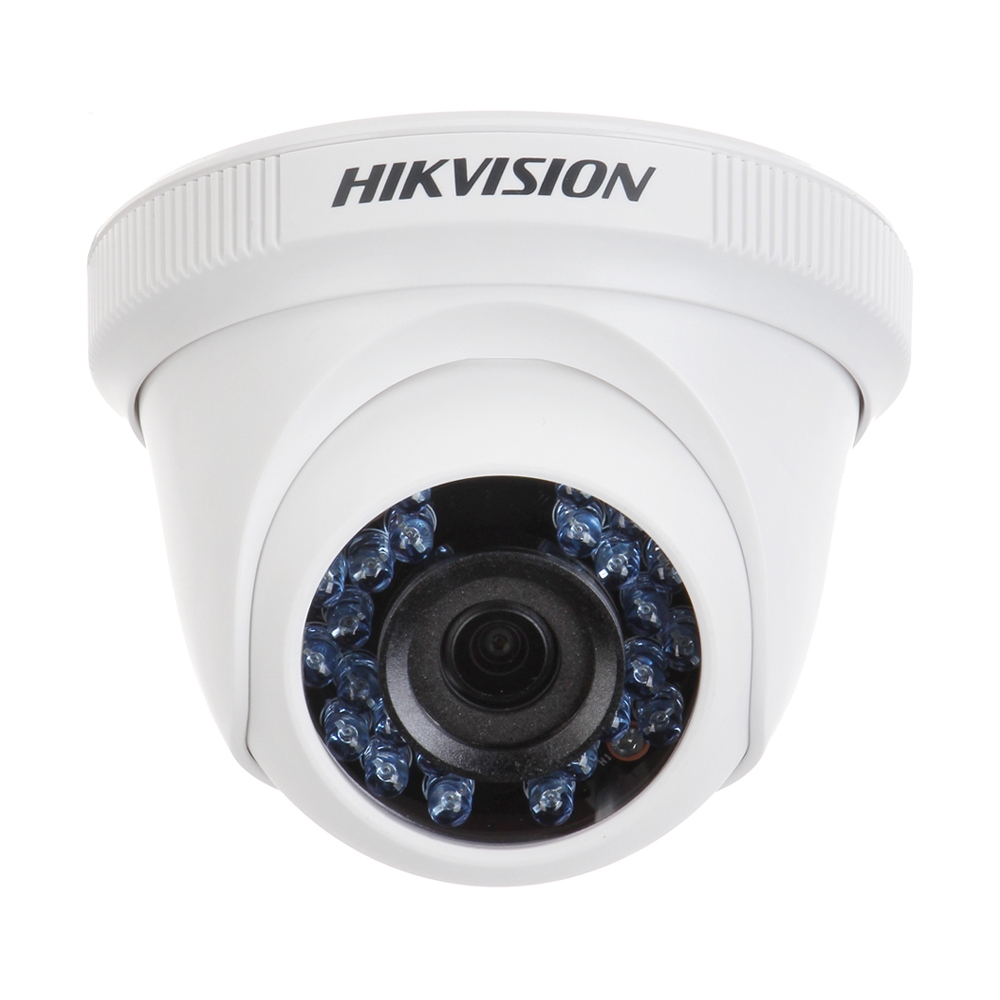 Camera supraveghere Dome Hikvision TurboHD DS-2CE56C0T-IRPF, 1 MP, IR 20 m, 2.8 mm imagine