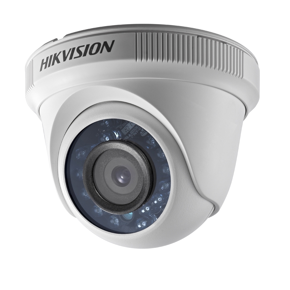 Camera supraveghere Dome Hikvision TurboHD DS-2CE56D0T-IRPF, 2 MP, IR 20 m, 2.8 mm