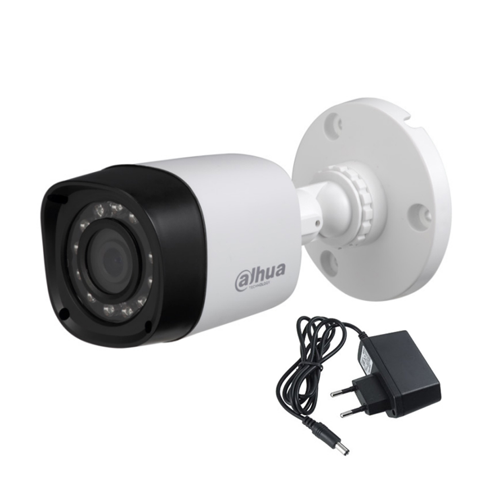 Camera supraveghere exterior Dahua HAC-HFW1800RP, 8 MP, IR 20 m, 2.8 mm + alimentator cadou spy-shop