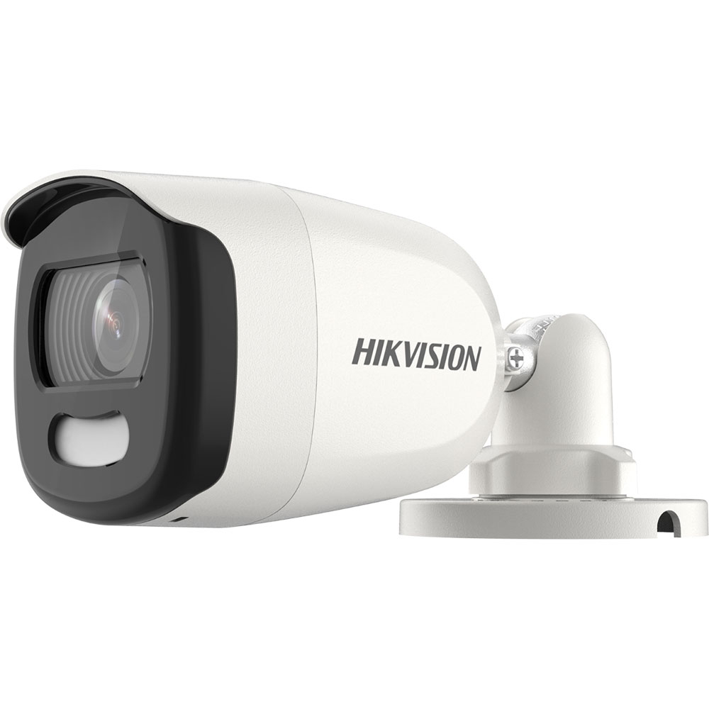 Camera supraveghere exterior Hikvision ColorVu DS-2CE10HFT-E, 5 MP, lumina alba 20 m, 3.6 mm, PoC 3.6