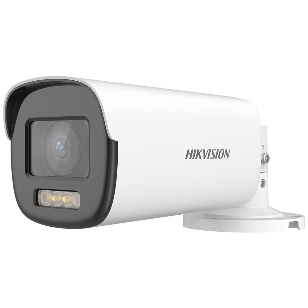 Camera supraveghere exterior Hikvision ColorVu DS-2CE19DF8T-AZE, 2 MP, lumina alba 40 m, 2.8 – 12 mm, motorizat, PoC