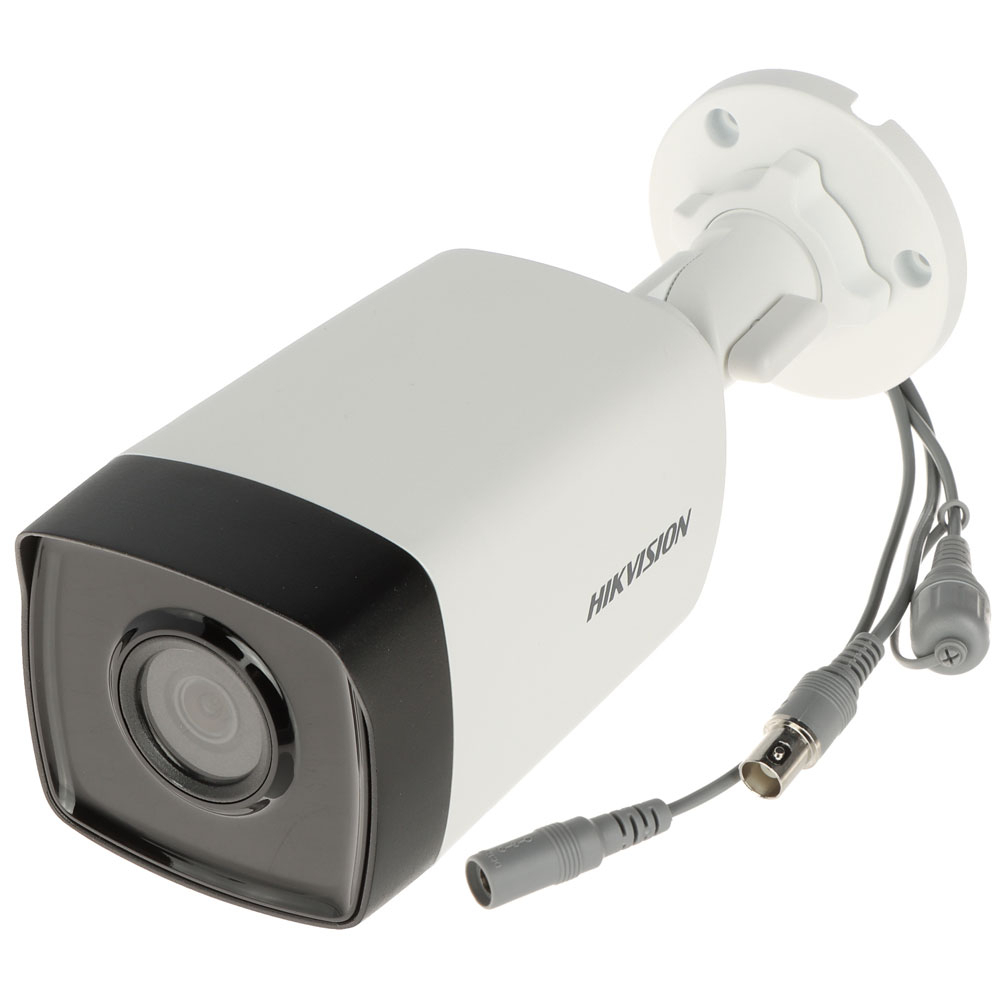 Camera supraveghere exterior Hikvision DS-2CE17D0T-IT3FS2, 2 MP, 2.8 mm, IR 40 m + alimentator 2.8