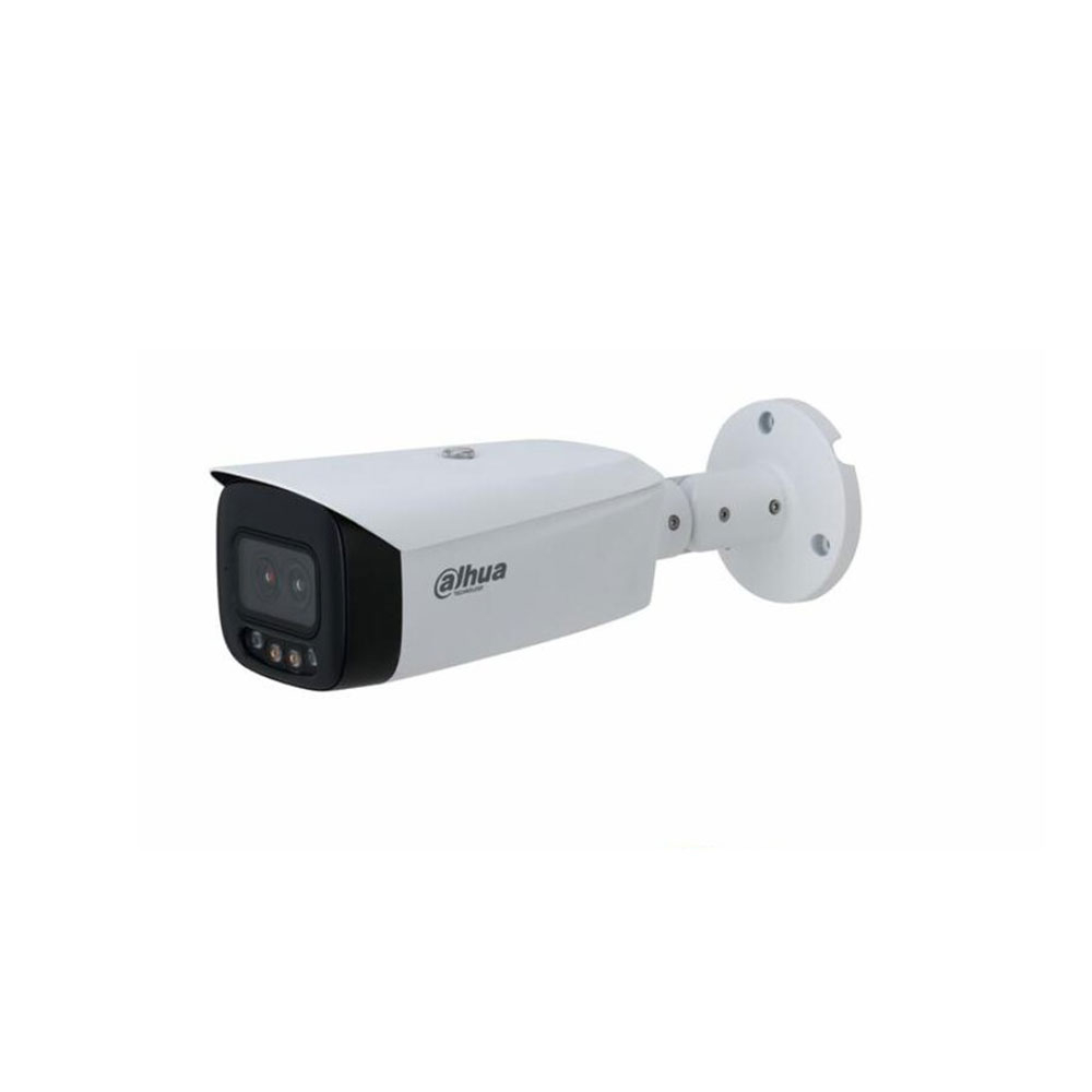 Camera supraveghere exterior IP Dahua Full Color WizMind DH-IPC-HFW5449T1-ASE-D2, 4 MP, lumina alba 50 m, 3.6 mm, microfon, slot card, PoE (Color) (Color)