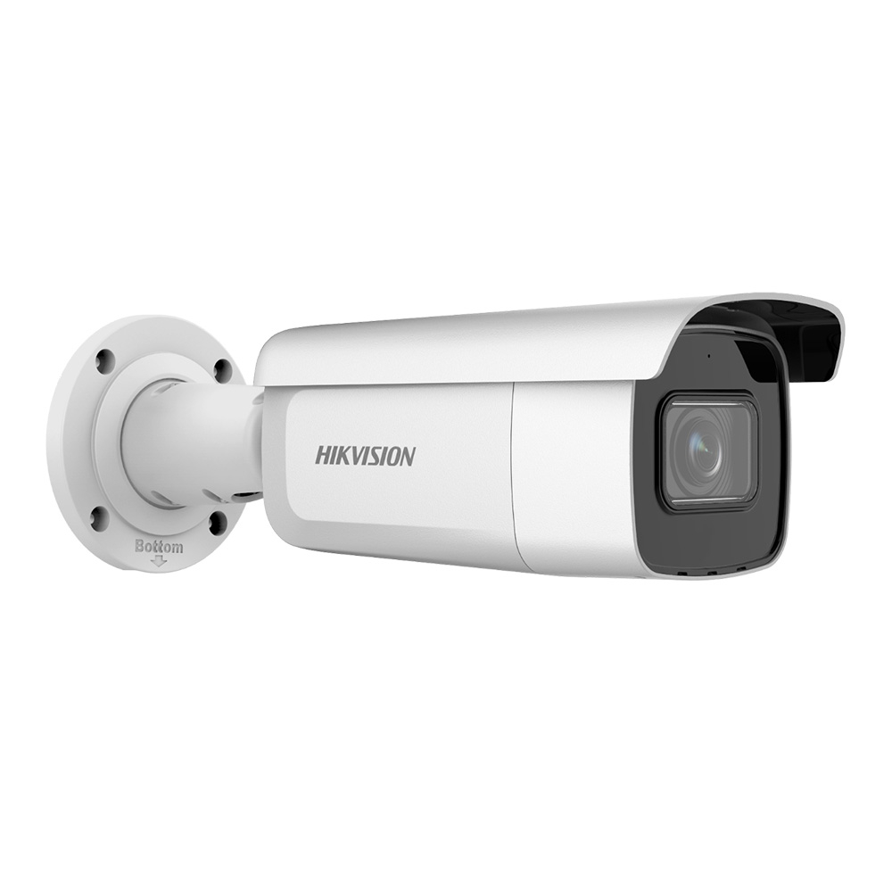 Camera supraveghere exterior IP Hikvision AcuSense DS-2CD2663G2-IZS, 6 MP, IR 60 m, 2.8 – 12 mm, motorizat, slot card, PoE