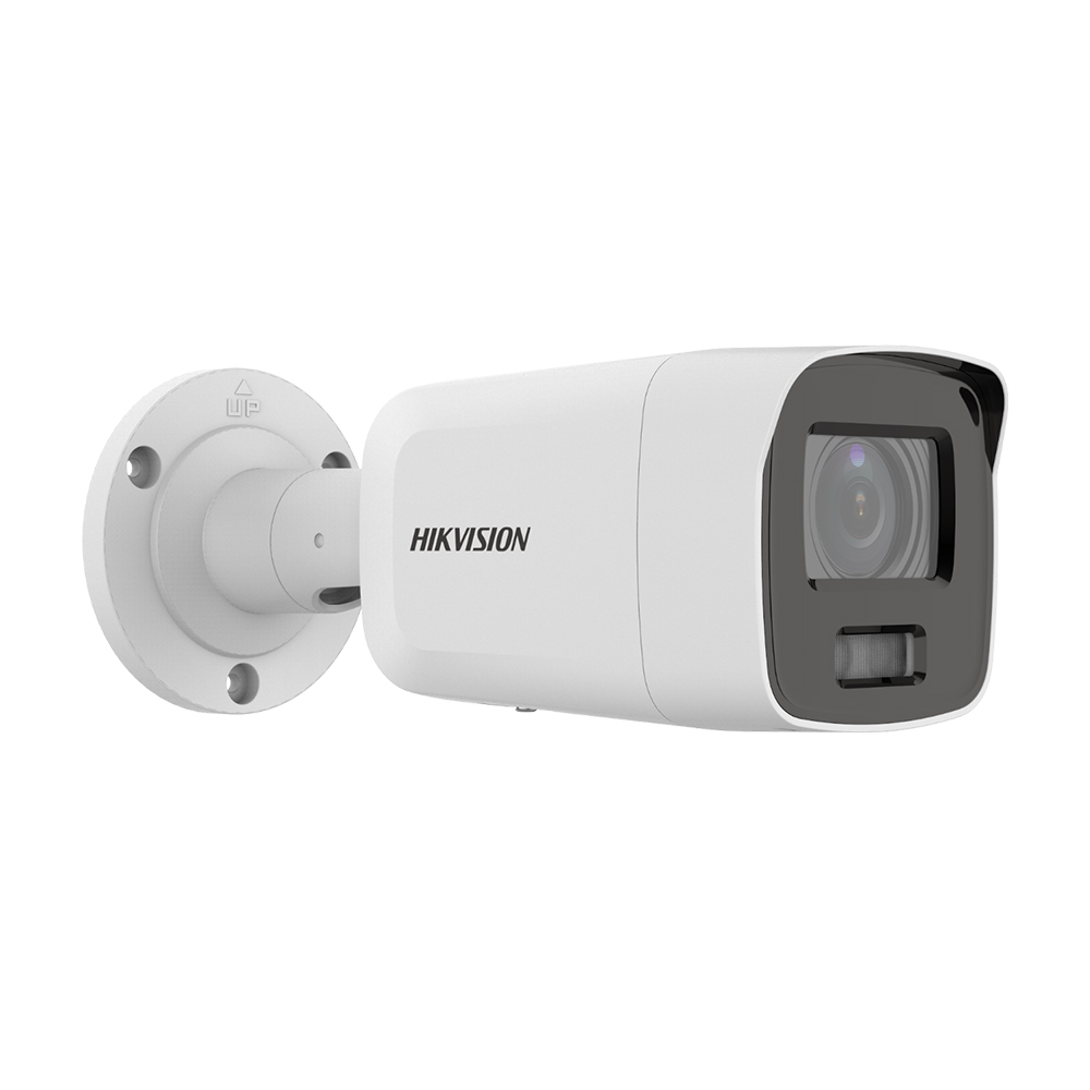 Camera supraveghere exterior IP Hikvision ColorVu DS-2CD2087G2-L(U), 8 MP, 2.8 mm, lumina alba 40 m, microfon, slot card, PoE spy-shop