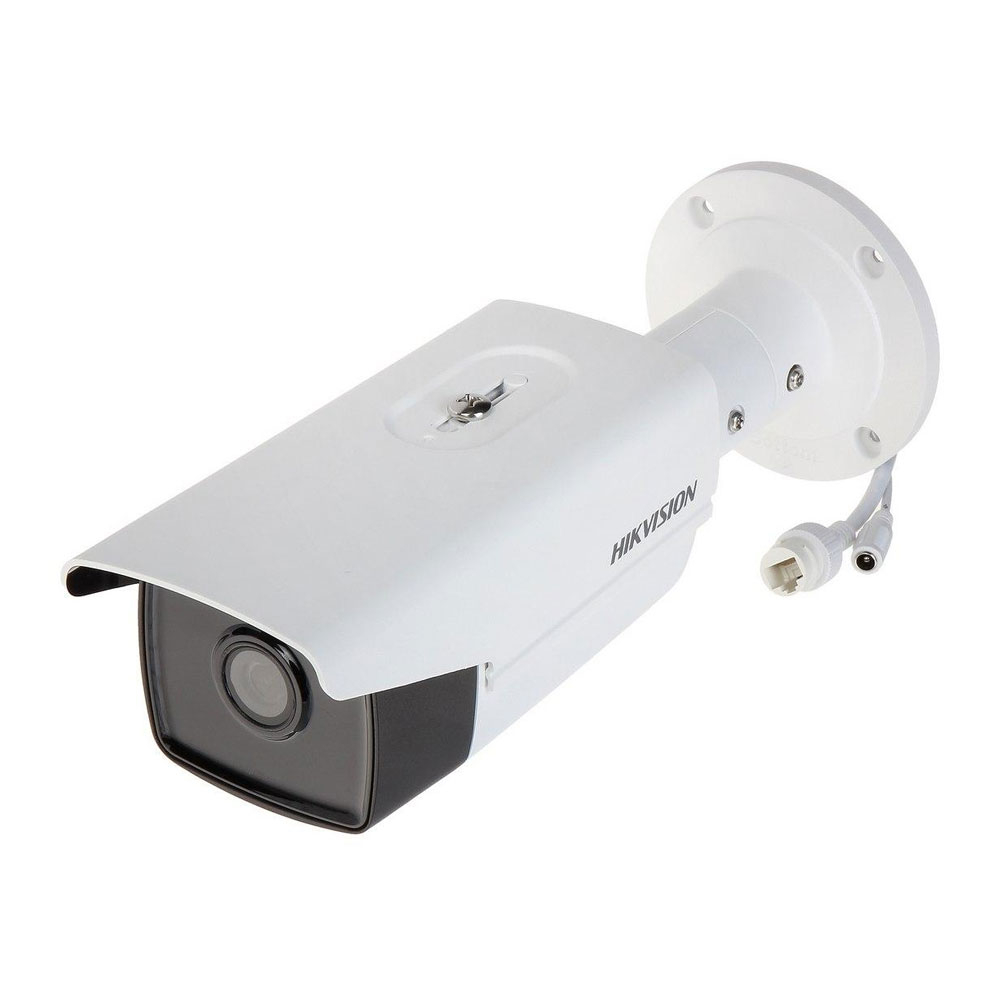 Camera supraveghere exterior IP Hikvision DS-2CD2T63G0-I8, 6 MP, IR 80 m, 4 mm, slot card, PoE Camera imagine noua