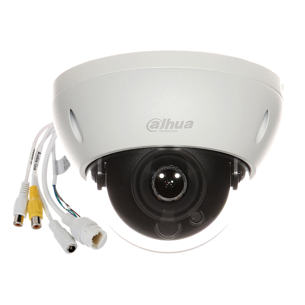 Camera supraveghere IP Dome Dahua Full Color IPC-HDBW5249R-ASE-NI-0360B, 2 MP, 3.6 mm, detectie faciala, slot card