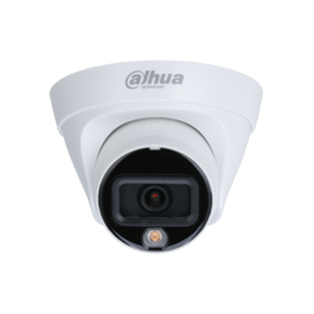 Camera supraveghere IP Dome Dahua Full Color IPC-HDW1439T-A-LED-S4, 4 MP, 2.8 mm, lumina alba 15 m, microfon, PoE 2.8