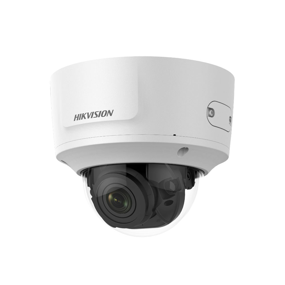 Camera supraveghere IP Dome Hikvision DarkFighter DS-2CD2725FHWD-IZS, 2 MP, IR 30 m, 2.8-12 mm, slot card, PoE