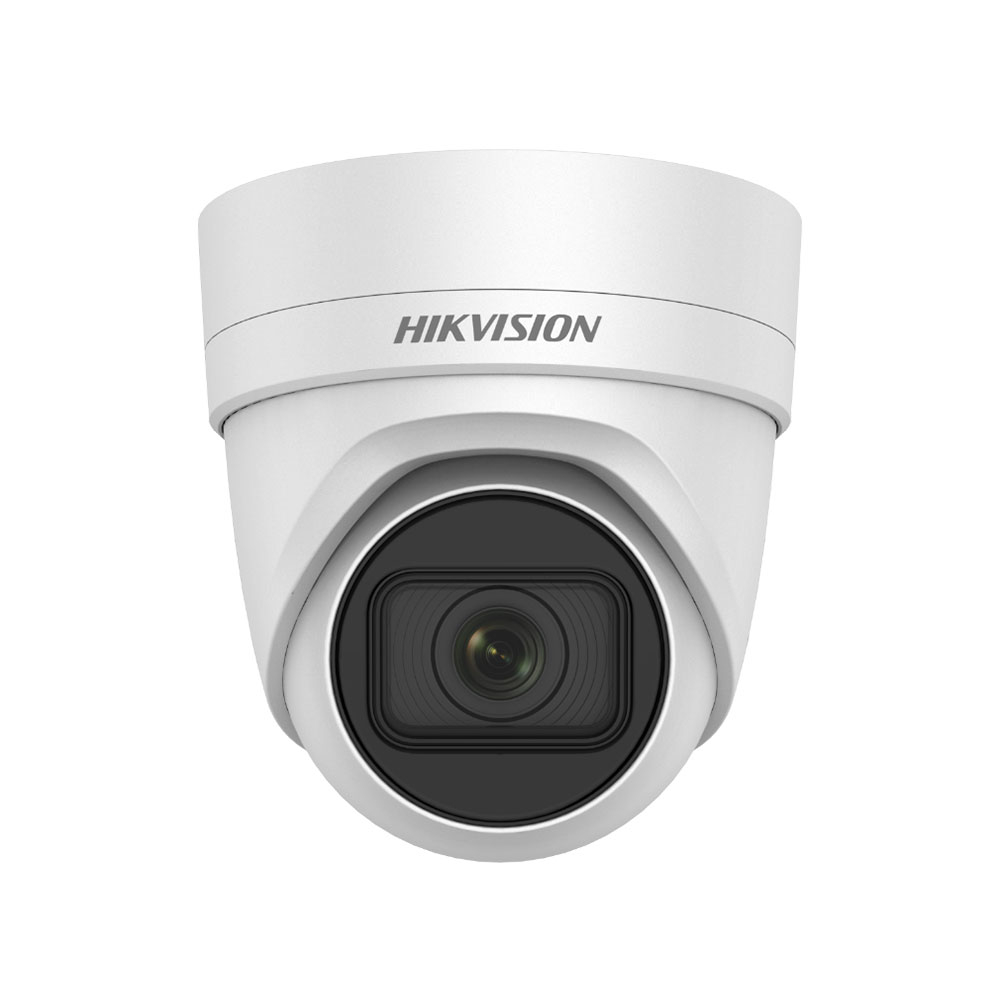 Camera supraveghere IP Dome Hikvision DS-2CD2H85FWD-IZS, 2 MP, IR 30 m, 2.8-12 mm, slot card, PoE