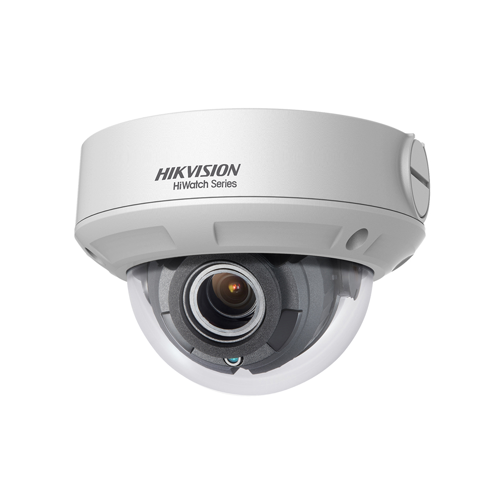 Camera supraveghere IP Dome Hikvision HiWatch HWI-D640H-ZC, 4MP, IR 30 m, 2.8 – 12 mm, motorizat, slot card, detectie miscare, PoE 2.8