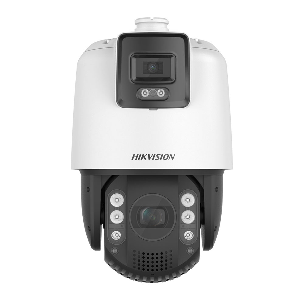 Camera supraveghere IP Dual Speed Dome Hikvision AcuSense DarkFighter DS-2SE7C144IW-AES5, 4 MP, 4 mm, 5.9 – 188.8 mm, IR 200 m, slot card, 32X, Hi-PoE
