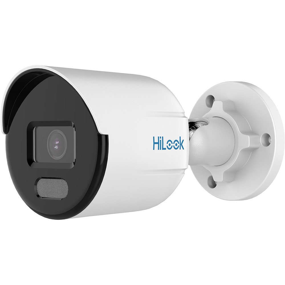 Camera supraveghere IP exterior Hikvision HiLook ColorVu IPC-B129H(C), 2 MP, 2.8mm, lumina alba 30m, IP67, PoE