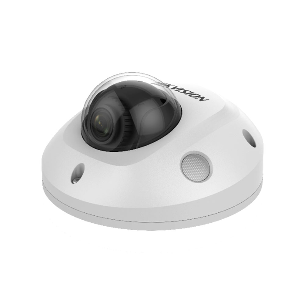 Camera supraveghere IP Mini Dome Hikvision DS-2CD2525FWD-IS, 2 MP, IR 10 m, 2.8 mm, slot card, microfon, PoE