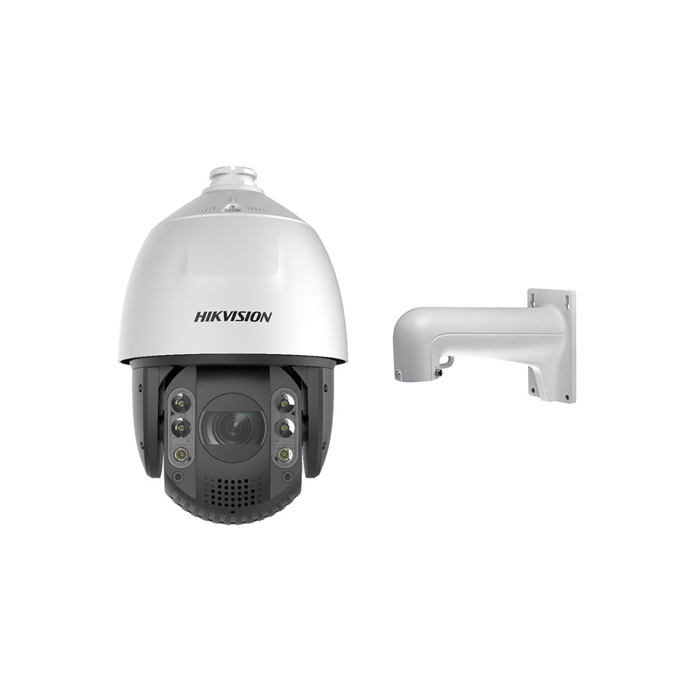 Camera supraveghere IP PTZ Speed Dome Hikvision Acusense DS-2DE7A432IW-AEB5, 4 MP, IR 200 m, 5.9 – 188.8 mm, motorizat, 32x, slot card, PoE