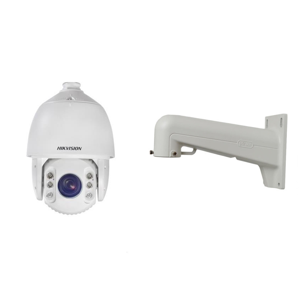 Camera supraveghere IP Speed Dome Hikvision DS-2DE7425IW-AE, 4 MP, IR 150 m, 4.8 – 120 mm, 25x + suport HikVision